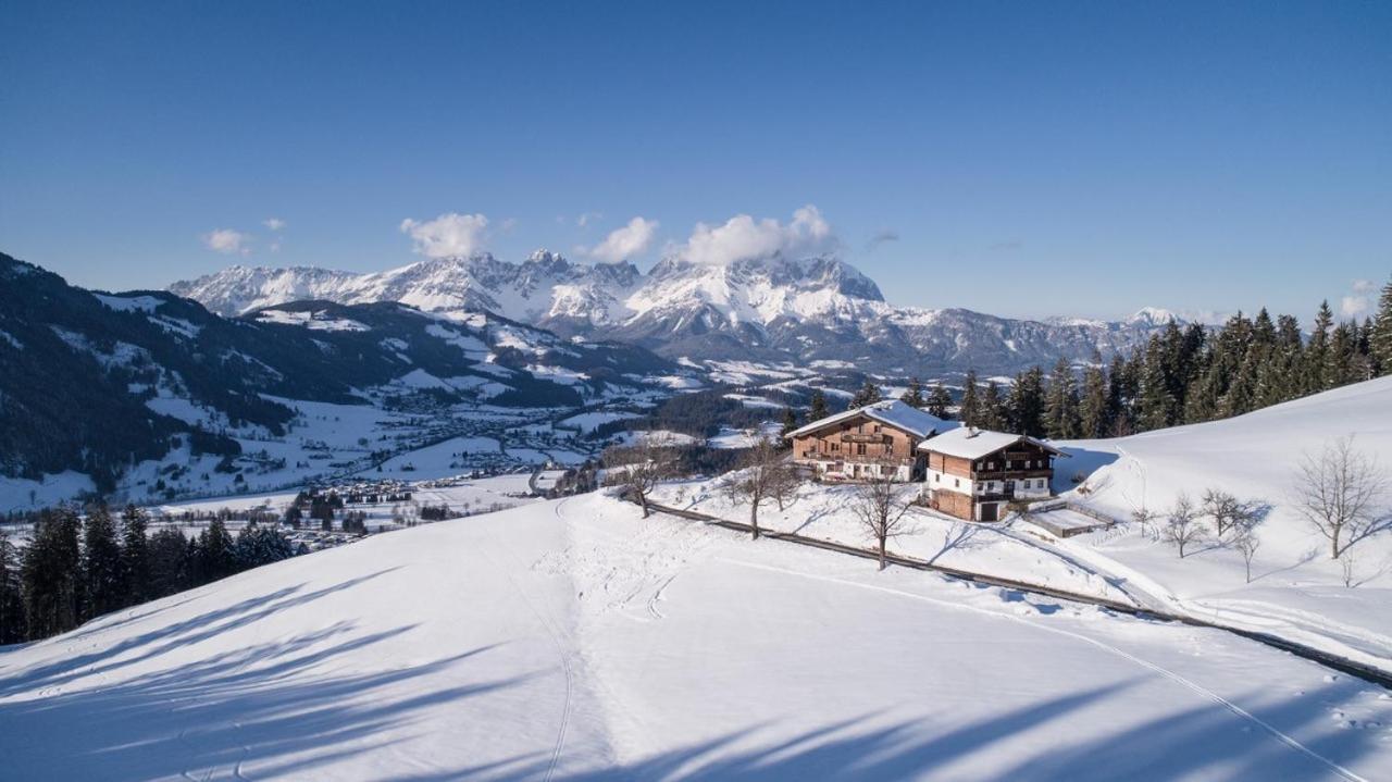 キッツビュール Hahnenkammblickヴィラ エクステリア 写真