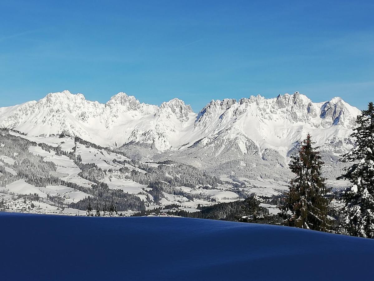 キッツビュール Hahnenkammblickヴィラ エクステリア 写真