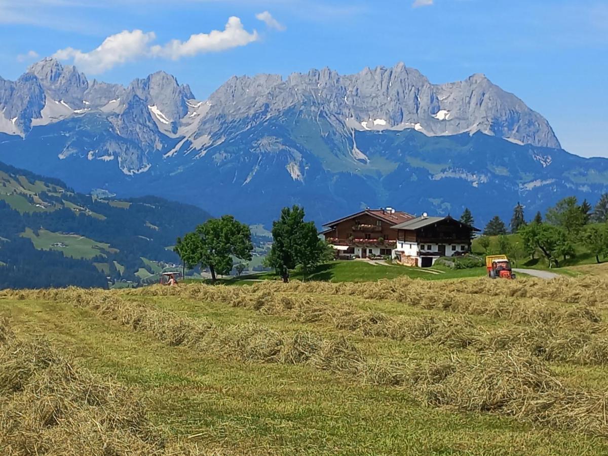 キッツビュール Hahnenkammblickヴィラ エクステリア 写真